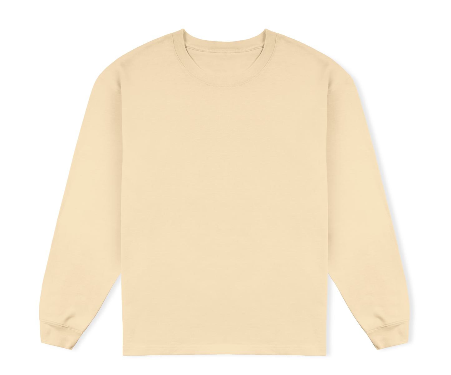 T-Shirt Long Sleeves 100% Cotton - 180gsm / 5.5oz