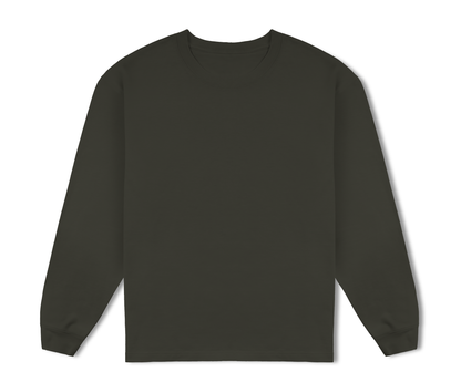 T-Shirt Long Sleeves 100% Cotton - 180gsm / 5.5oz
