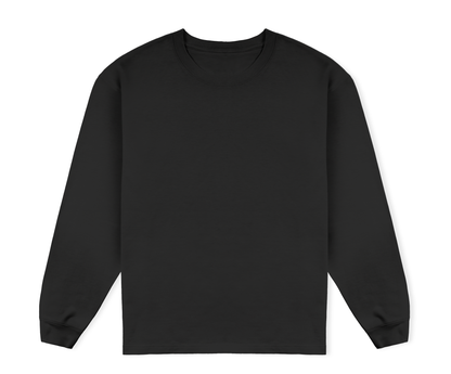 T-Shirt Long Sleeves 100% Cotton - 180gsm / 5.5oz