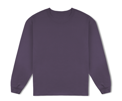 T-Shirt Long Sleeves 100% Cotton - 180gsm / 5.5oz